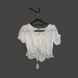 Show Me Your MuMu Camilla Top Beachside Blouse - size Small